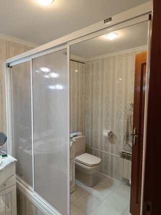 Mampara de bañera 1,80 x 1,45