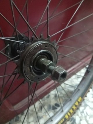 Llanta trasera bicicleta piñón libre