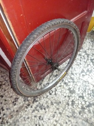 Llanta trasera bicicleta piñón libre