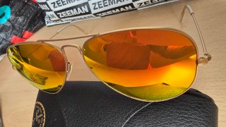 Gafas de sol Ray-Ban RB3025 Aviator Doradas Naranj