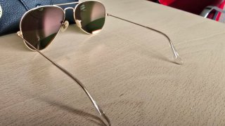 Gafas de sol Ray-Ban RB3025 Aviator Doradas Naranj