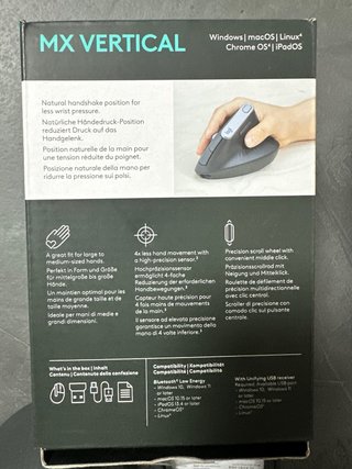 Logitech MX Vertical Mouse Ergonomico Avanzato