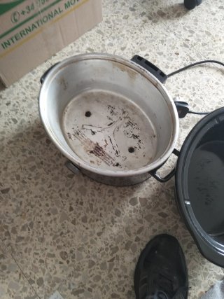 Olla de cocción lenta Crock-Pot negra