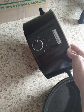 Olla de cocción lenta Crock-Pot negra