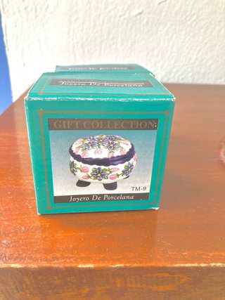 Lote 3 Joyeros Mini Porcelana Pintado Reliev Nuevo
