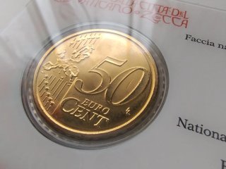 Coincard Vaticano 2021 N°12 50 céntimos