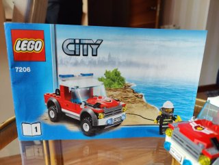 Coche Bomberos LEGO con Figura