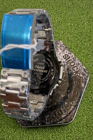 Reloj Deportivo Azul Claro Metálico Muy Resistente