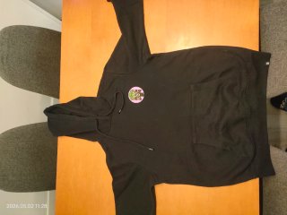 Sudadera Negra con Logo Multicolor ELEMENT