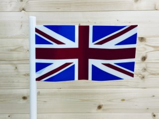 Bandera Reino Unido con soporte
