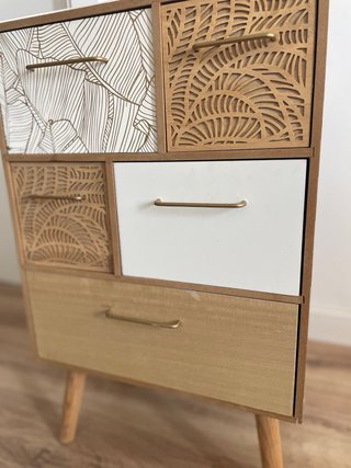 Mesita Noche Maisons Du Monde Madera y Metal