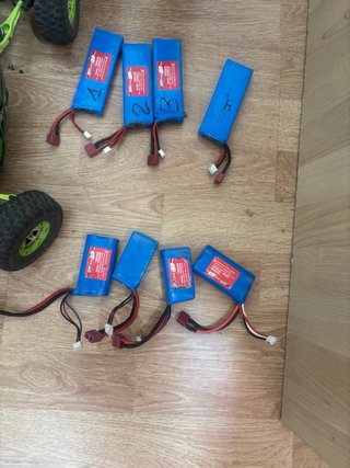 Coches RC 2uds + Baterías y Mandos