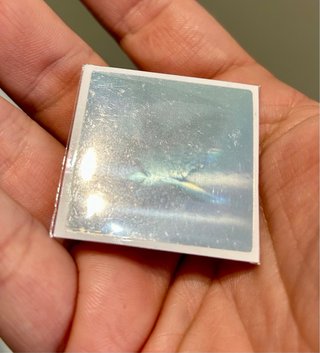 Halcón 3D Holograma Vintage 80s
