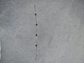 Pulsera Rosario Oro Laminado 14K