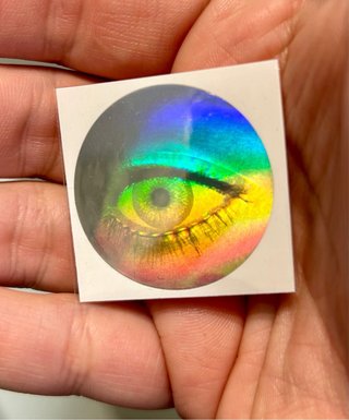 Ojo 3D Holográfico Vintage