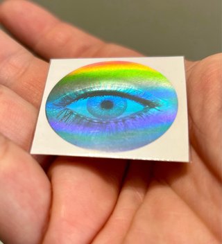 Ojo 3D Holográfico Vintage