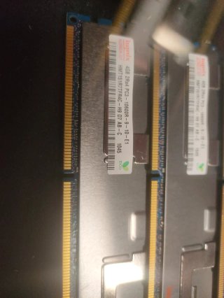 16gb 4x4GB Hynix PC3-10600R ECC RAM Server/Gaming