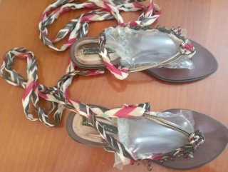 Sandalias Alma en Pena Marrón Multicolor