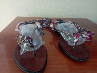 Sandalias Alma en Pena Marrón Multicolor