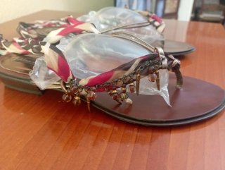 Sandalias Alma en Pena Marrón Multicolor