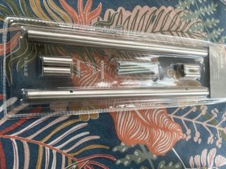 Tiradores Cajones IKEA Metal Plateados
