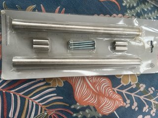 Tiradores Cajones IKEA Metal Plateados