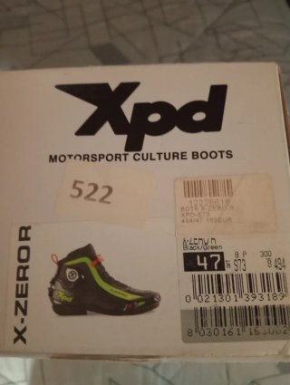 Botas Moto XPD X-ZERO R Talla 47
