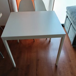Mesa de comedor VANGSTA 80/120x70 Blanca