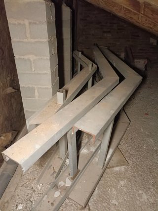 Estructura metálica para escalera