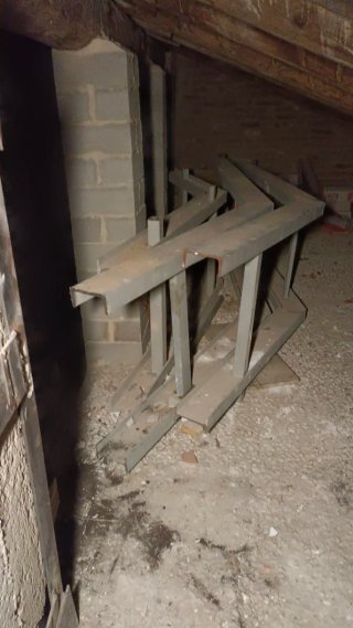 Estructura metálica para escalera