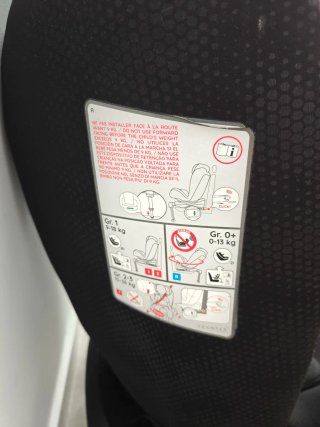 Silla de coche Nania negra