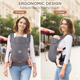 Mochila Portabebés GAGAKU Ergonómica 4 en 1 NUEVA