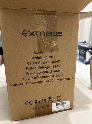 Aspiradora ácaros UV Exmate