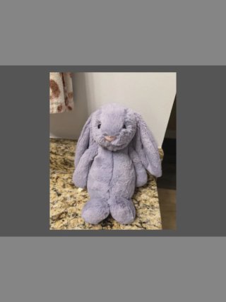 Conejo Jellycat Bashful Viola Mediano