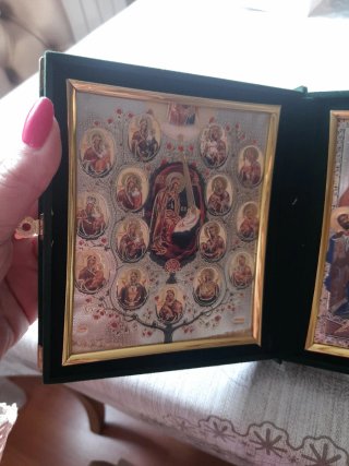 Díptico Iconos Cristianos