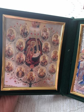 Díptico Iconos Cristianos