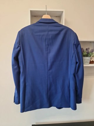 Americana traje azul electrico