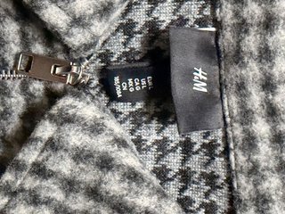 Giacca H&M a quadri come nuova