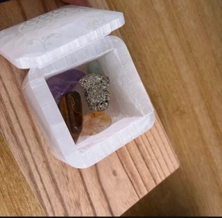 Joyero Selenita Flor de la Vida