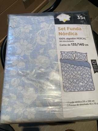 Set Funda Nórdica Algodón Percal 135/140cm