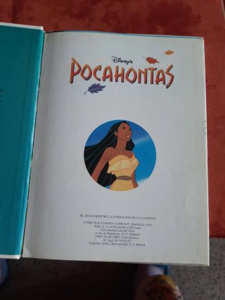 Libro Pocahontas