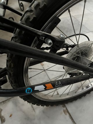 Bicicleta infantil 14 pulgadas