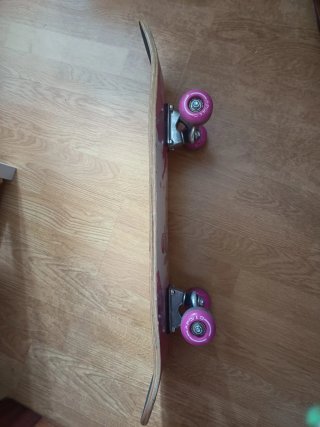 Skate Apollo Negro y rosa