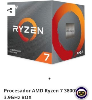 Procesador AMD Ryzen 7 3800X 3.9GHz BOX