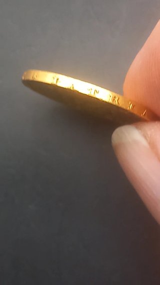 Moneda de Oro Isabel II 1867 24 Por La G