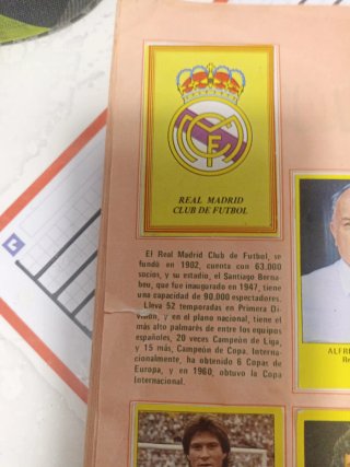 Lote cromos Real Madrid año 1983