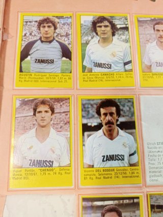 Lote cromos Real Madrid año 1983