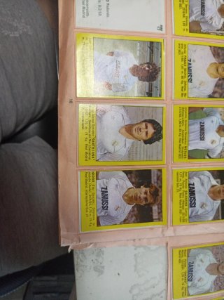 Lote cromos Real Madrid año 1983