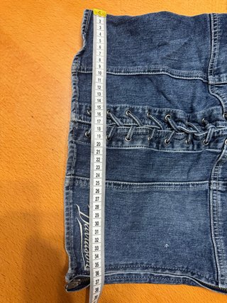 Top Denim Harley-Davidson Corsé