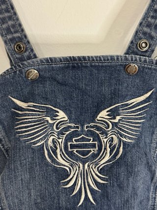 Top Denim Harley-Davidson Corsé